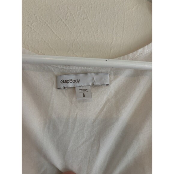 Gap Body Large Top 100% Cotton Boho Embroidered Tunic Cottage Lagenlook Whimsy - Picture 5 of 7